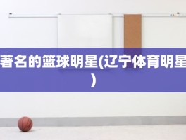 著名的篮球明星(辽宁体育明星)