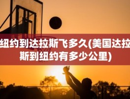 纽约到达拉斯飞多久(美国达拉斯到纽约有多少公里)