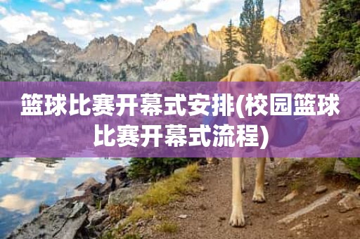 篮球比赛开幕式安排(校园篮球比赛开幕式流程) 篮球比赛开幕式安排(校园篮球比赛开幕式流程)