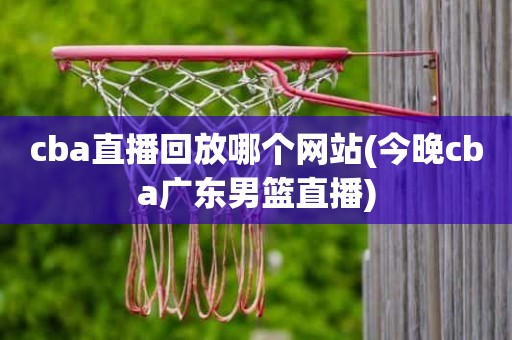 cba直播回放哪个网站(今晚cba广东男篮直播) cba直播回放哪个网站(今晚cba广东男篮直播)