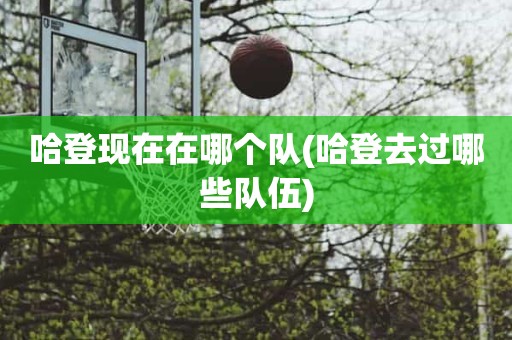 哈登现在在哪个队(哈登去过哪些队伍) 哈登现在在哪个队(哈登去过哪些队伍)