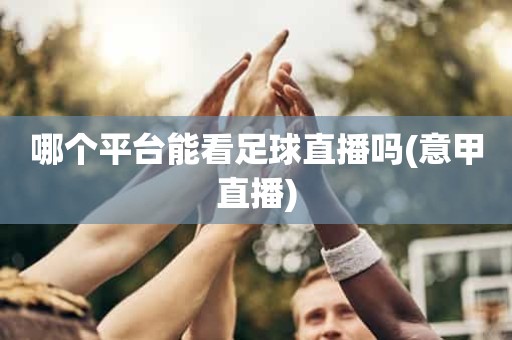 哪个平台能看足球直播吗(意甲直播) 哪个平台能看足球直播吗(意甲直播)