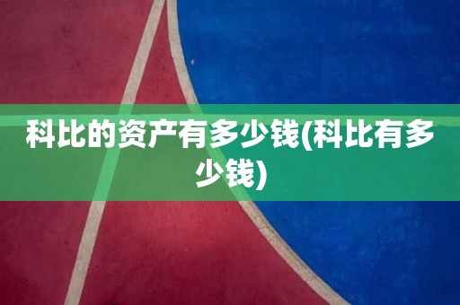 科比的资产有多少钱(科比有多少钱) 科比的资产有多少钱(科比有多少钱)