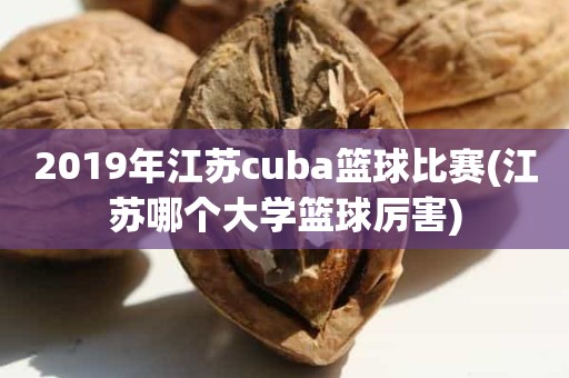 2019年江苏cuba篮球比赛(江苏哪个大学篮球厉害) 2019年江苏cuba篮球比赛(江苏哪个大学篮球厉害)