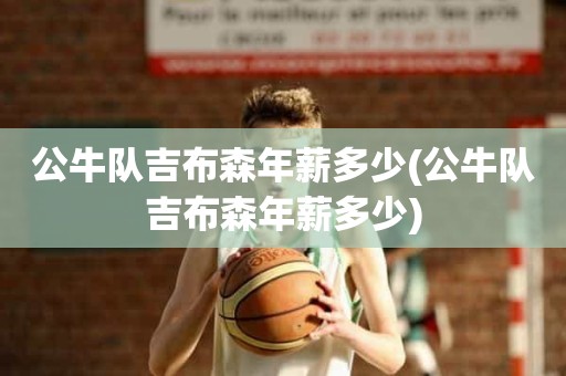 公牛队吉布森年薪多少(公牛队吉布森年薪多少) 公牛队吉布森年薪多少(公牛队吉布森年薪多少)
