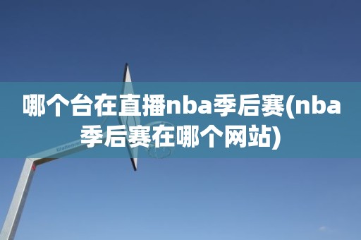 哪个台在直播nba季后赛(nba季后赛在哪个网站) 哪个台在直播nba季后赛(nba季后赛在哪个网站)