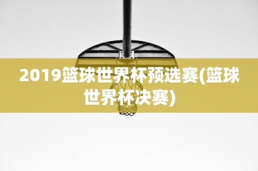 2019篮球世界杯预选赛(篮球世界杯决赛) 2019篮球世界杯预选赛(篮球世界杯决赛)