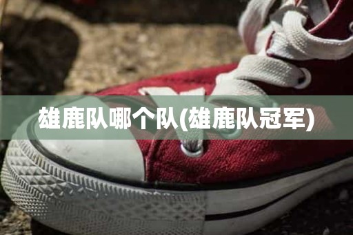 雄鹿队哪个队(雄鹿队冠军) 雄鹿队哪个队(雄鹿队冠军)