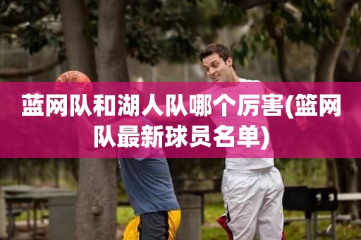 蓝网队和湖人队哪个厉害(篮网队最新球员名单) 蓝网队和湖人队哪个厉害(篮网队最新球员名单)