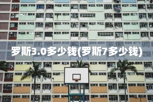 罗斯3.0多少钱(罗斯7多少钱) 罗斯3.0多少钱(罗斯7多少钱)