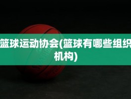 篮球运动协会(篮球有哪些组织机构)